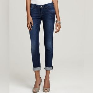 Hudson Women Bacara Crop Straight Cuffed Jeans Sz 29